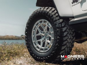 Jeep Gladiator Custom Wheels - HFX-1 by Vossen - Polished Silver